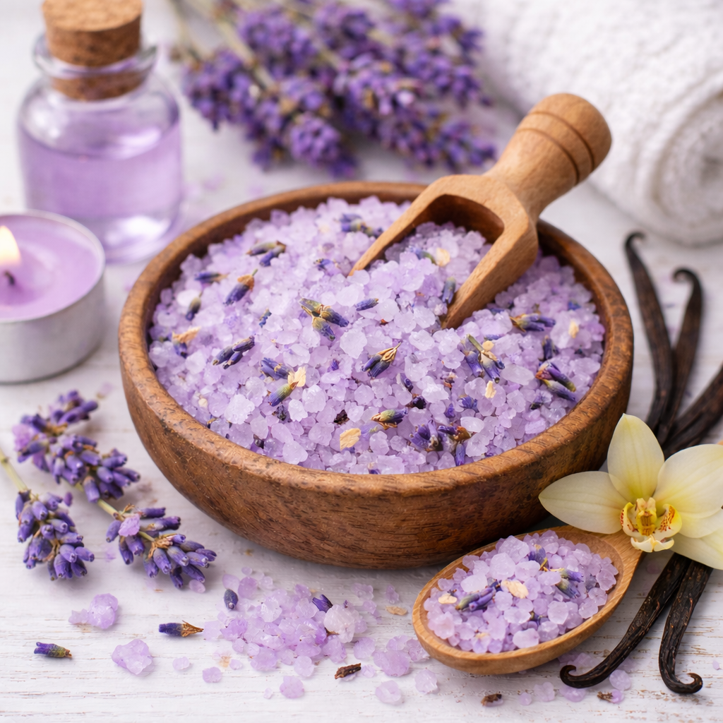 Lavender & Vanilla Bath Salt